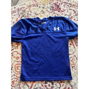 Under Armour‎ Youth Stock Mesh Football Jersey Boys' YS Blue